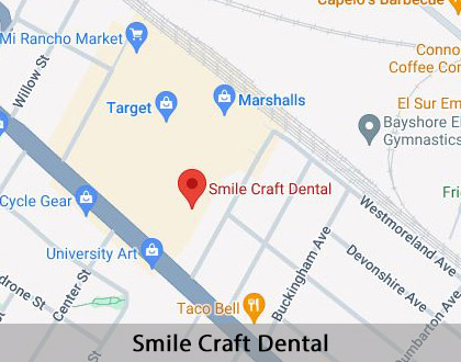 Map image for Dentures and Partial Dentures in Redwood City, CA